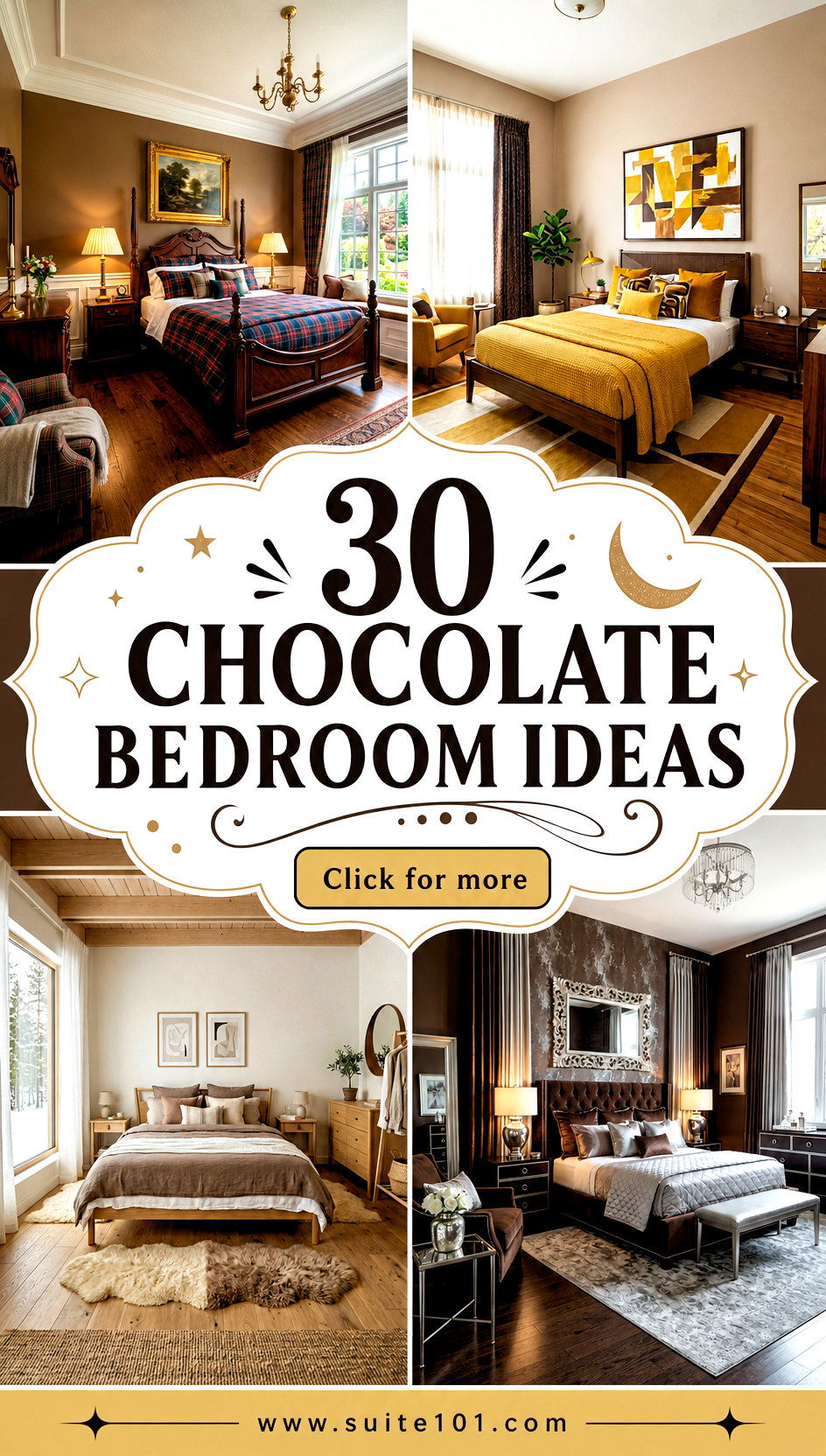30 Chocolate Bedroom Ideas for Cozy Nights and Dreamy Style - 30 Chocolate Bedroom Ideas for Cozy Nights and Dreamy Style