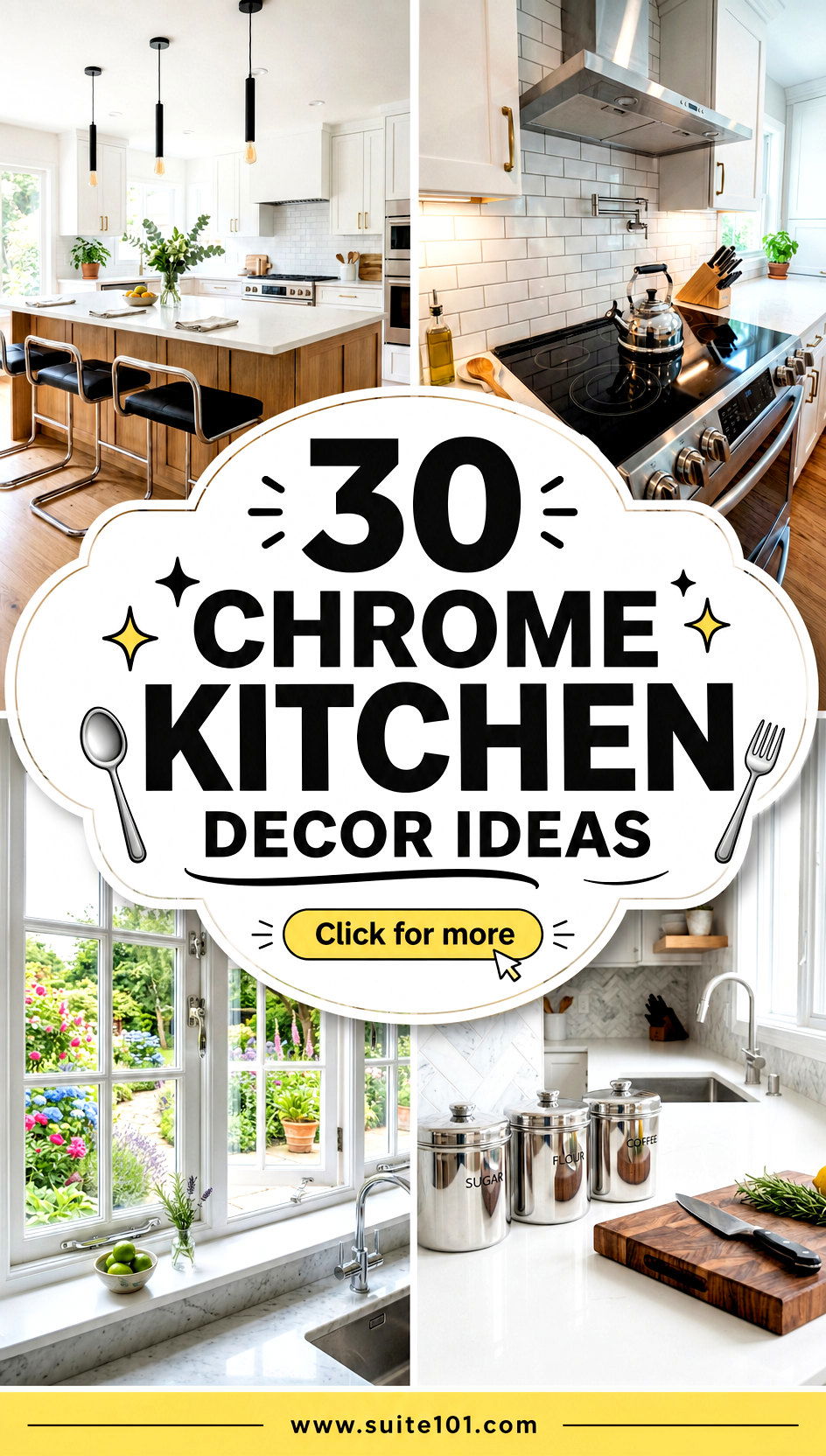 30 Chrome Kitchen Decor Ideas for a Modern Bright Upgrade - 30 Chrome Kitchen Decor Ideas for a Modern, Bright Upgrade