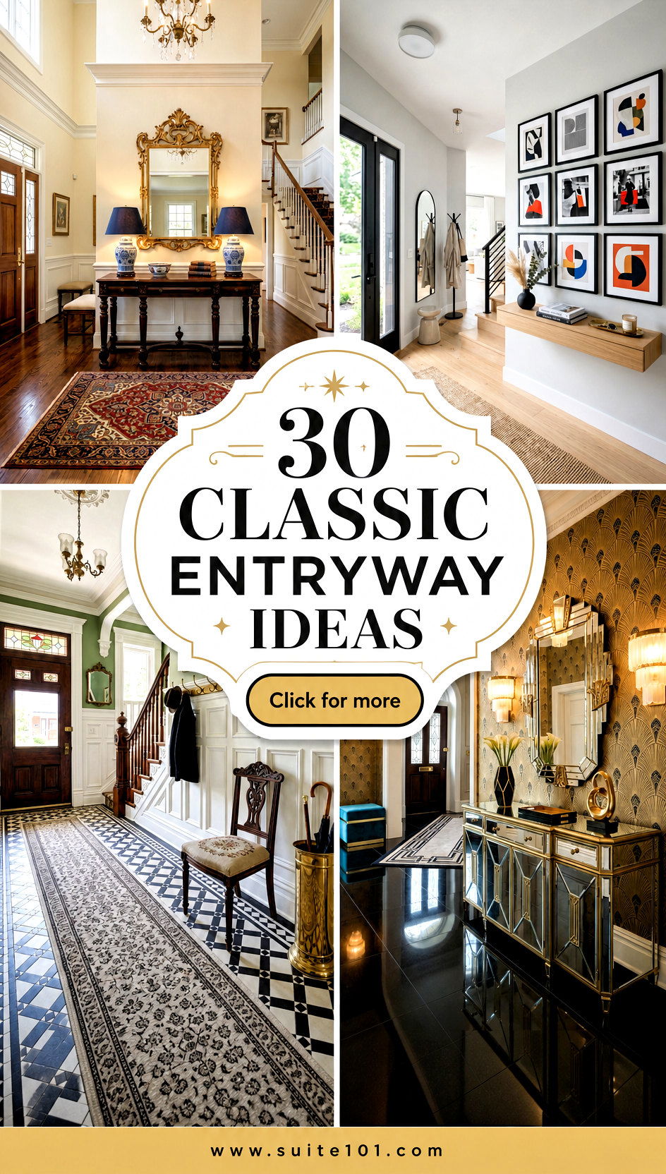 30 Classic Entryway Ideas to Create a Grand First Impression - 30 Classic Entryway Ideas to Create a Grand First Impression