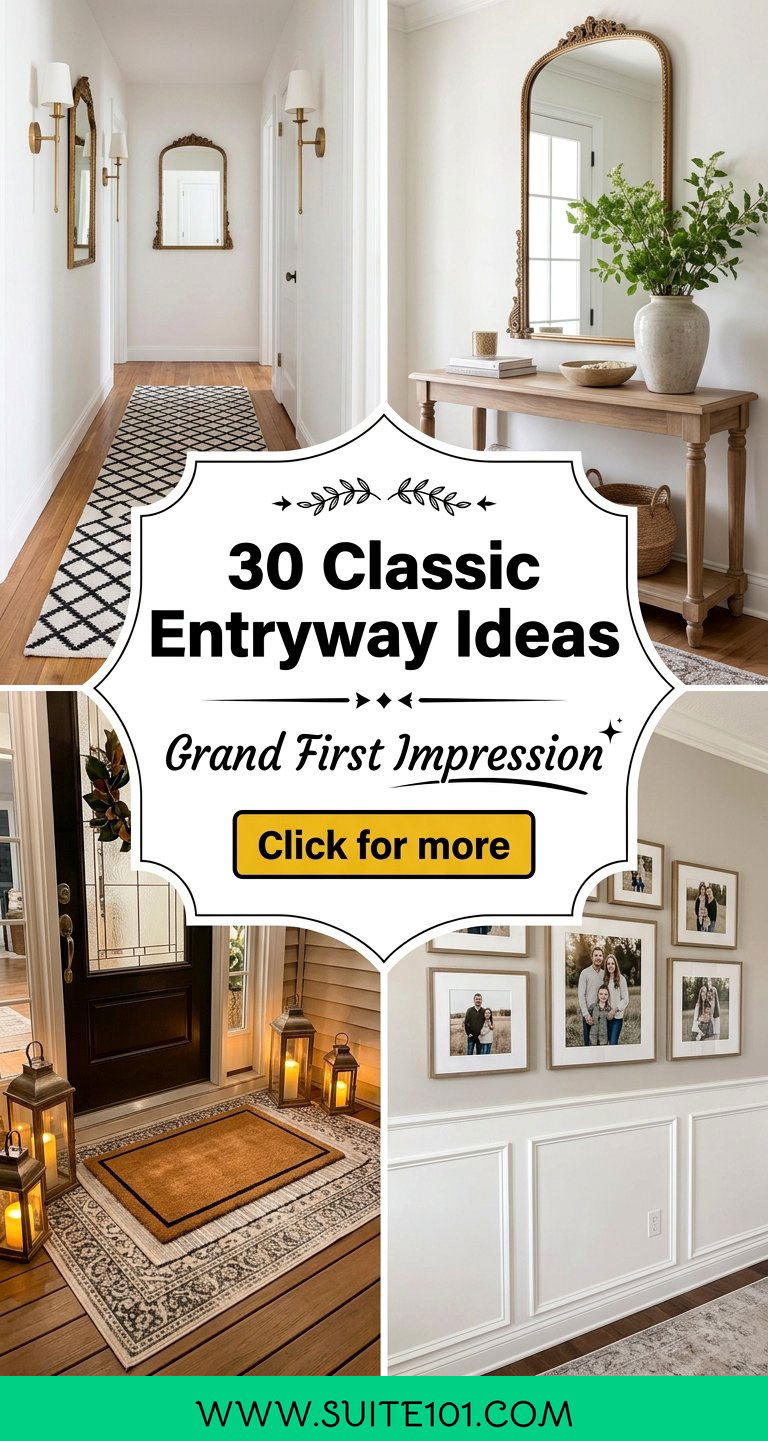 30 Classic Entryway Ideas to Create a Grand First Impression - 30 Classic Entryway Ideas to Create a Grand First Impression