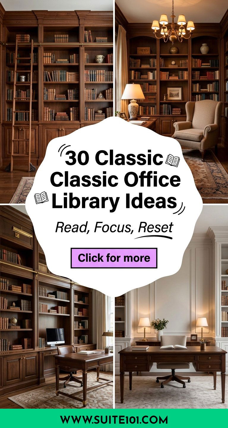 30 Classic Office Library Ideas for a Cozy Scholarly Retreat - 30 Classic Office Library Ideas for a Cozy, Scholarly Retreat