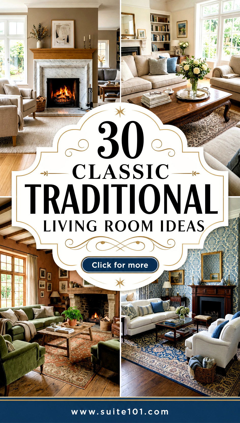 30 Classic Traditional Living Room Ideas for Timeless Style - 30 Classic Traditional Living Room Ideas for Timeless Style