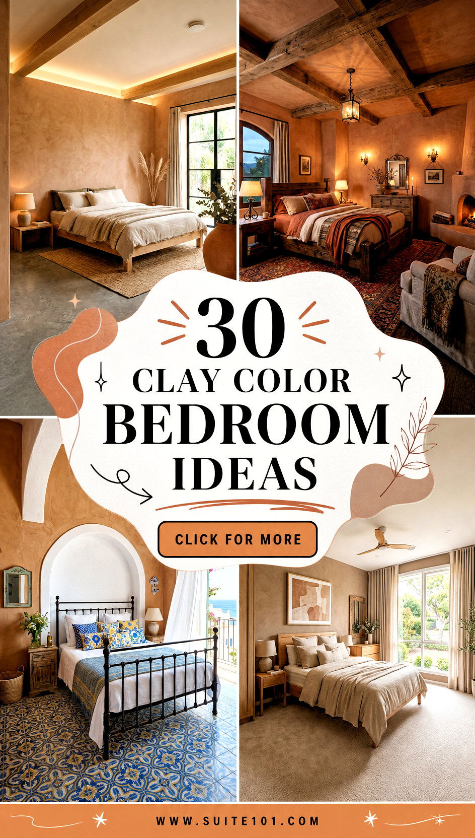 30 Clay Color Bedroom Ideas for Cozy Modern Serenity Today - 30 Clay Color Bedroom Ideas for Cozy, Modern Serenity Today