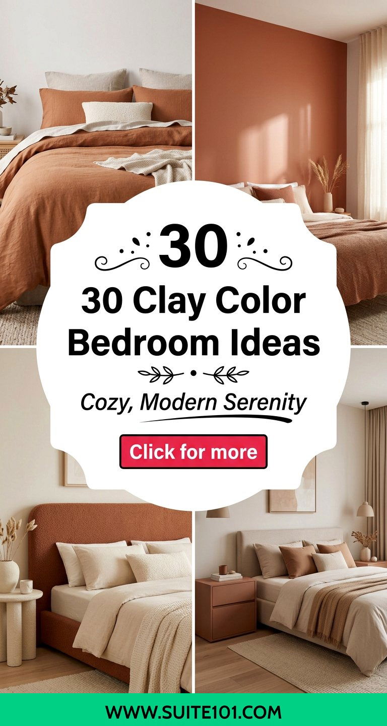 30 Clay Color Bedroom Ideas for Cozy Modern Serenity Today - 30 Clay Color Bedroom Ideas for Cozy, Modern Serenity Today