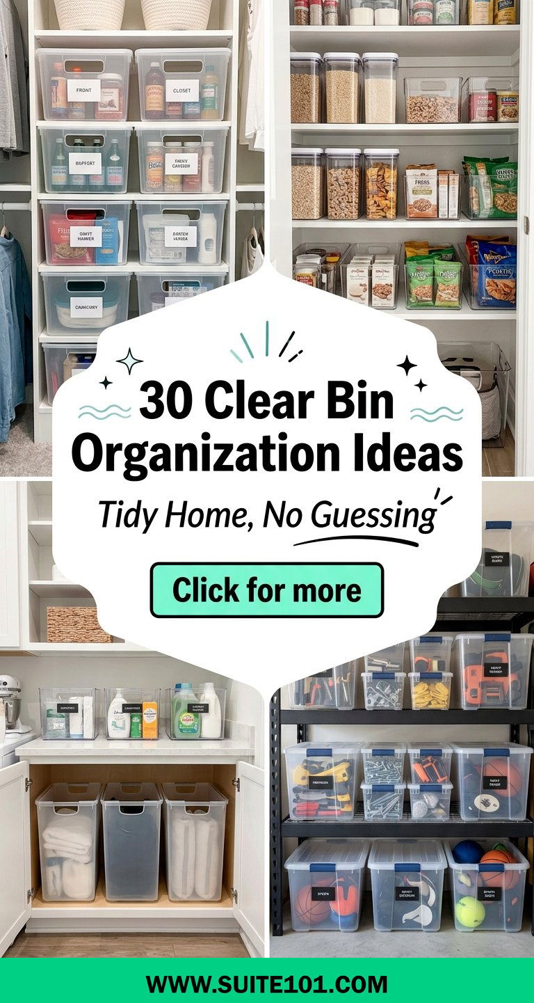 30 Clear Bin Organization Ideas for a See-Through Tidy Home - 30 Clear Bin Organization Ideas for a See-Through, Tidy Home