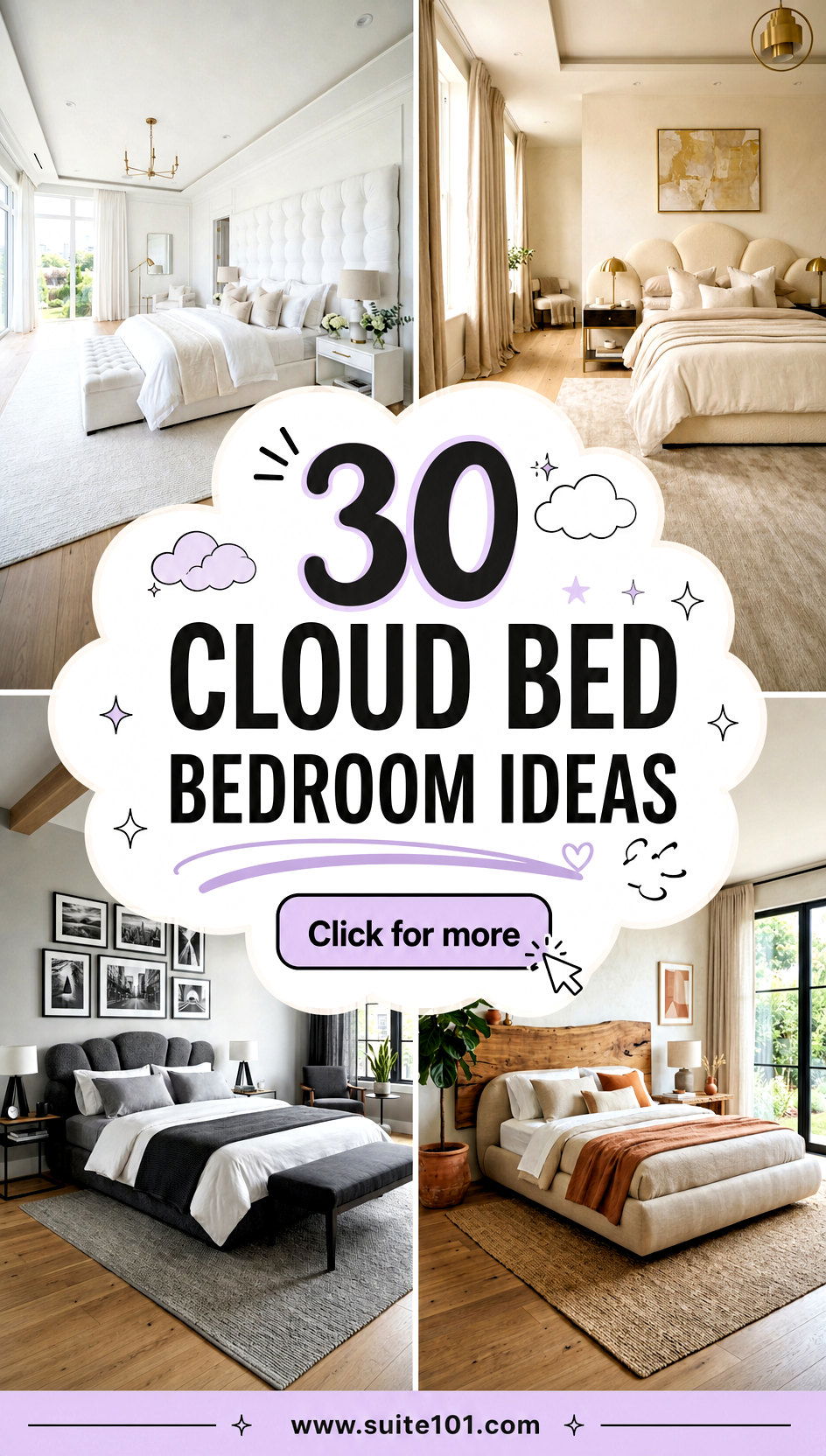 30 Cloud Bed Bedroom Ideas for Dreamy Airy Comfort Every Night - 30 Cloud Bed Bedroom Ideas for Dreamy, Airy Comfort Every Night