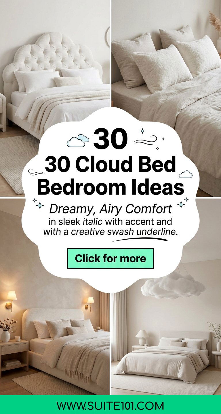 30 Cloud Bed Bedroom Ideas for Dreamy Airy Comfort Every Night - 30 Cloud Bed Bedroom Ideas for Dreamy, Airy Comfort Every Night