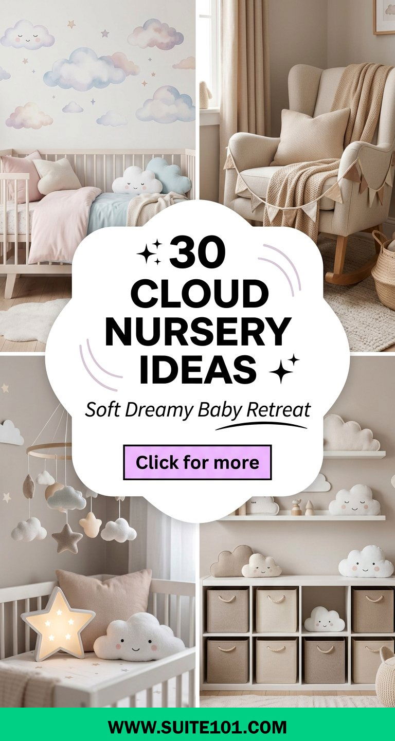 30 Cloud Nursery Ideas for a Soft Dreamy Baby Room Retreat - 30 Cloud Nursery Ideas for a Soft, Dreamy Baby Room Retreat