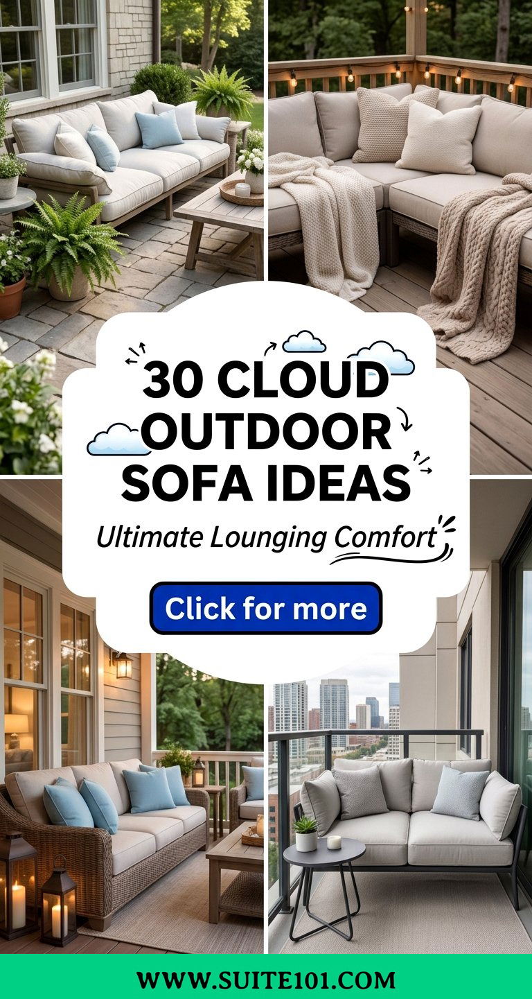 30 Cloud Outdoor Sofa Ideas for Ultimate Lounging Comfort - 30 Cloud Outdoor Sofa Ideas for Ultimate Lounging Comfort