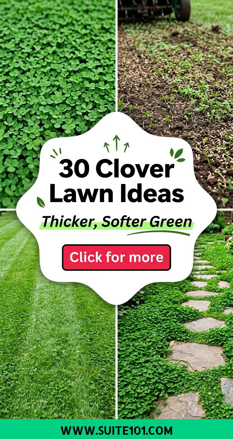 30 Clover Lawn Ideas for a Thicker Softer Green Yard Today - 30 Clover Lawn Ideas for a Thicker, Softer Green Yard Today