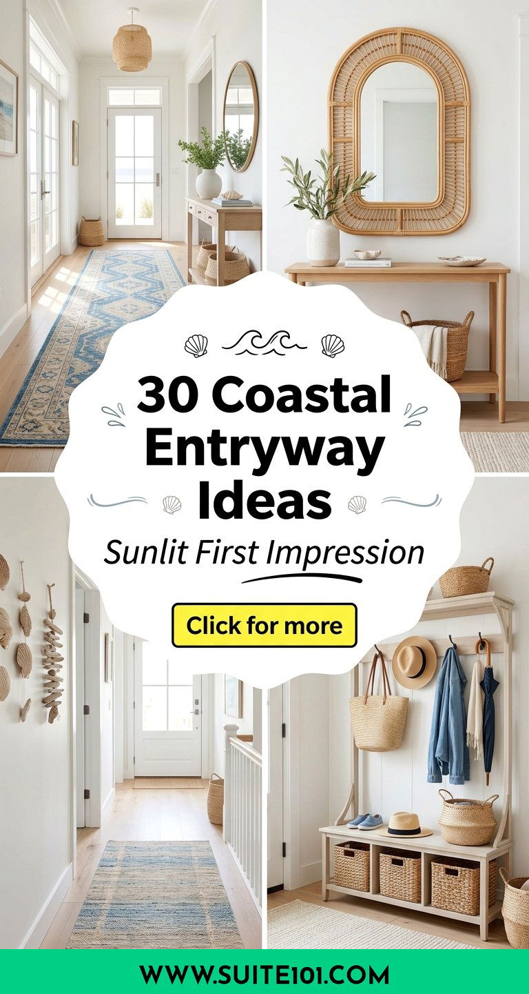 30 Coastal Entryway Ideas for a Sunlit First Impression - 30 Coastal Entryway Ideas for a Sunlit First Impression