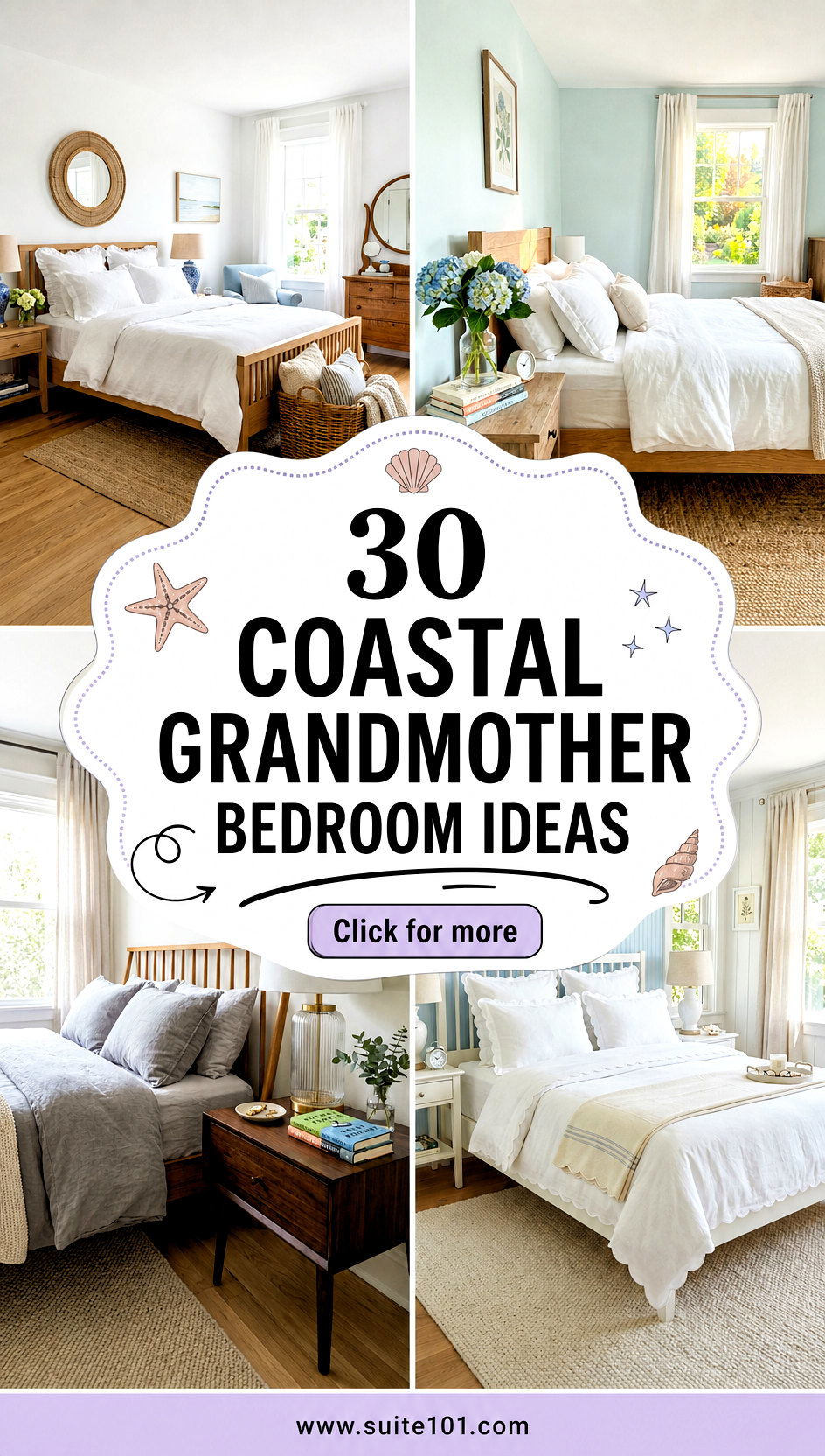 30 Coastal Grandmother Bedroom Ideas for Soft Beach Charm - 30 Coastal Grandmother Bedroom Ideas for Soft Beach Charm