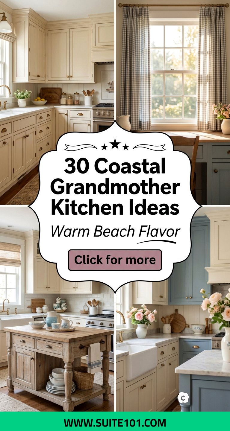 30 Coastal Grandmother Kitchen Ideas for Warm Beach Flavor - 30 Coastal Grandmother Kitchen Ideas for Warm Beach Flavor
