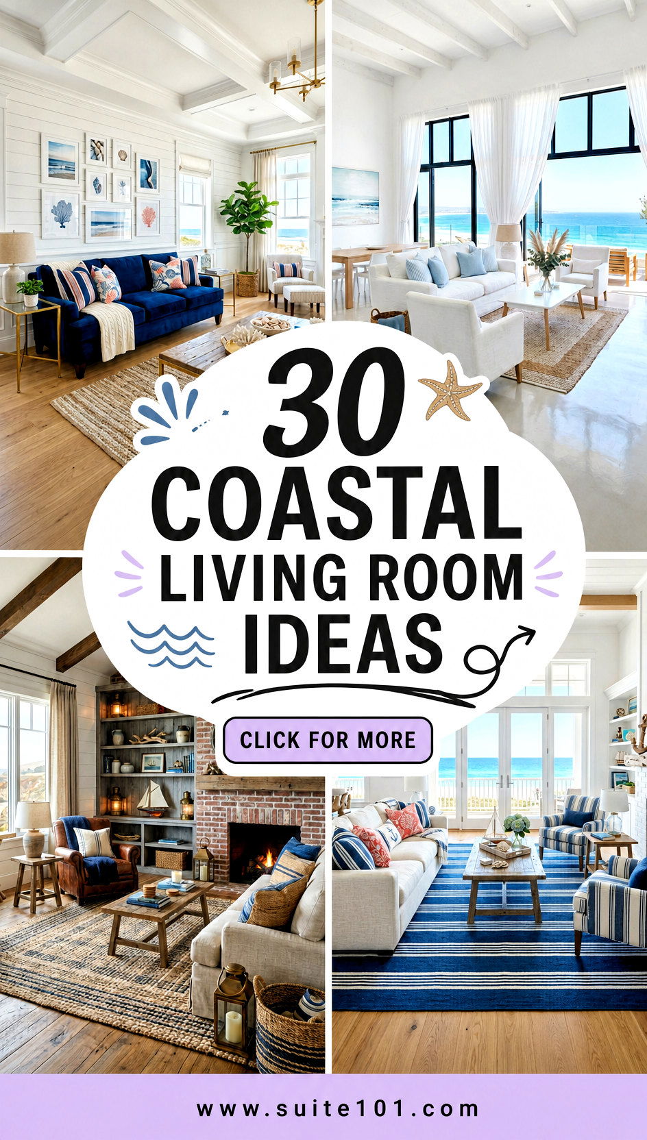 30 Coastal Living Room Ideas for Breezy Comfort and Coastal Style - 30 Coastal Living Room Ideas for Breezy Comfort and Coastal Style