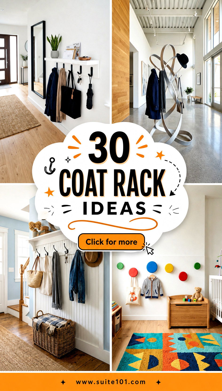 30 Coat Rack Ideas to Keep Your Entryway Neat and Stylish - 30 Coat Rack Ideas to Keep Your Entryway Neat and Stylish