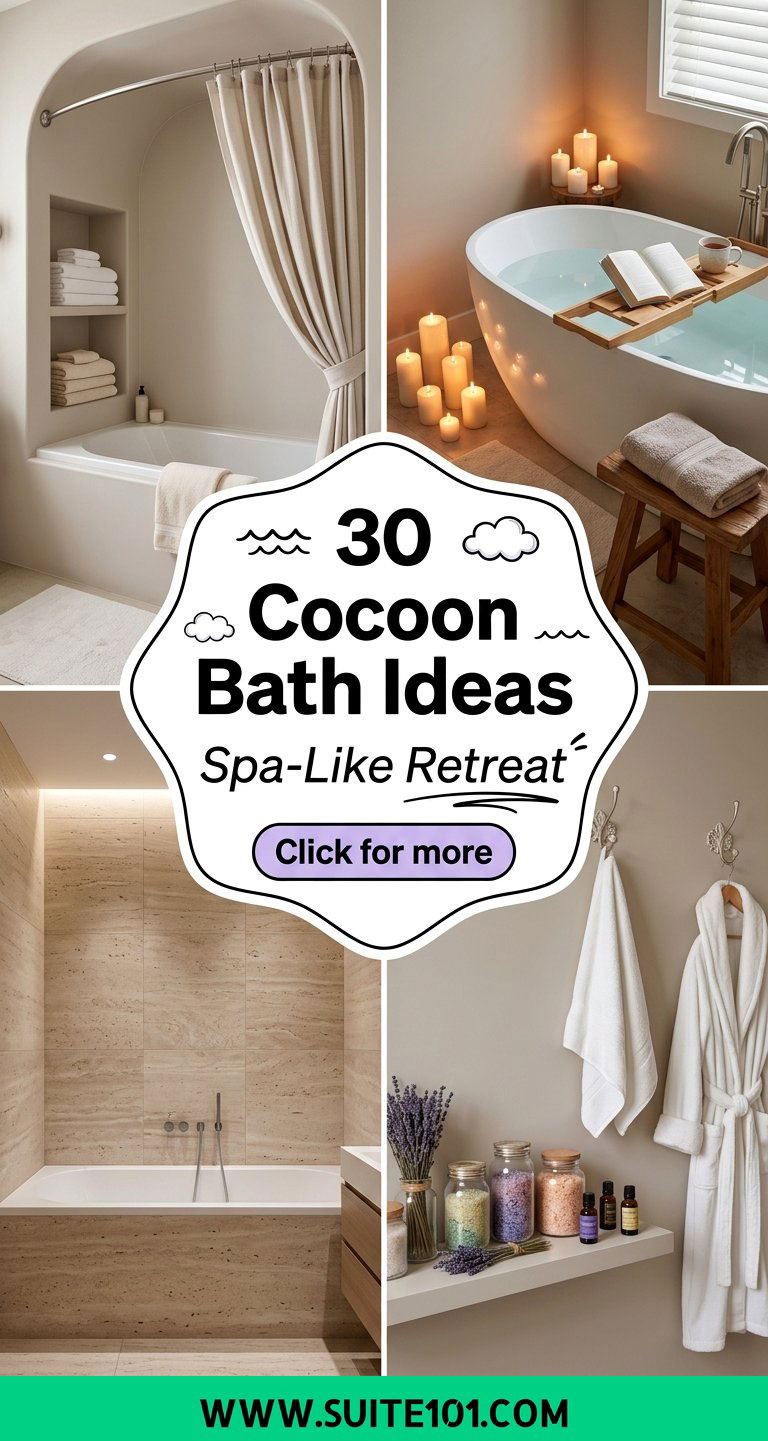 30 Cocoon Bath Ideas for a Spa-Like Retreat at Home Now - 30 Cocoon Bath Ideas for a Spa-Like Retreat at Home Now