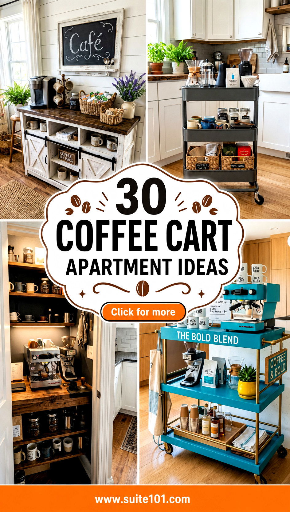 30 Coffee Cart Apartment Ideas to Style Your Mornings Well - 30 Coffee Cart Apartment Ideas to Style Your Mornings Well