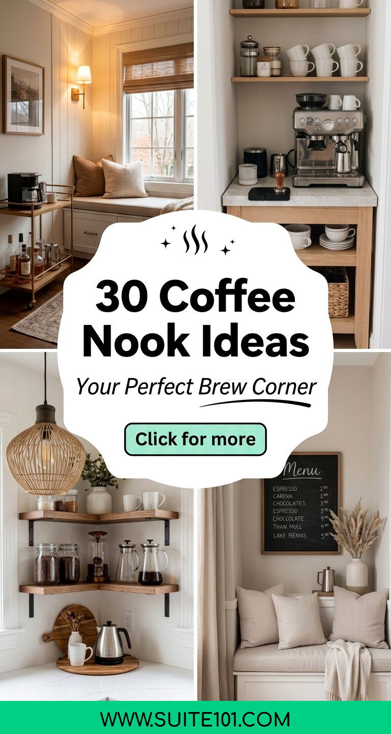 30 Coffee Nook Ideas To Create Your Perfect Brew Corner - 30 Coffee Nook Ideas To Create Your Perfect Brew Corner