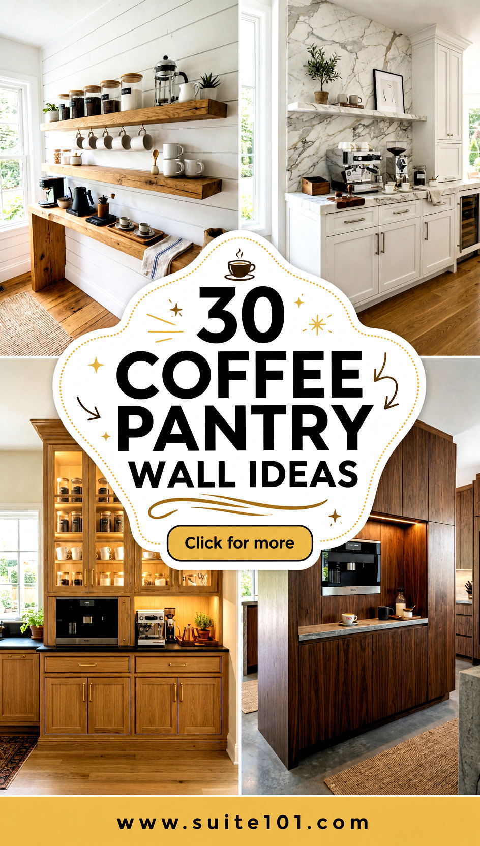 30 Coffee Pantry Wall Ideas for an Organized Coffee Station - 30 Coffee Pantry Wall Ideas for an Organized Coffee Station