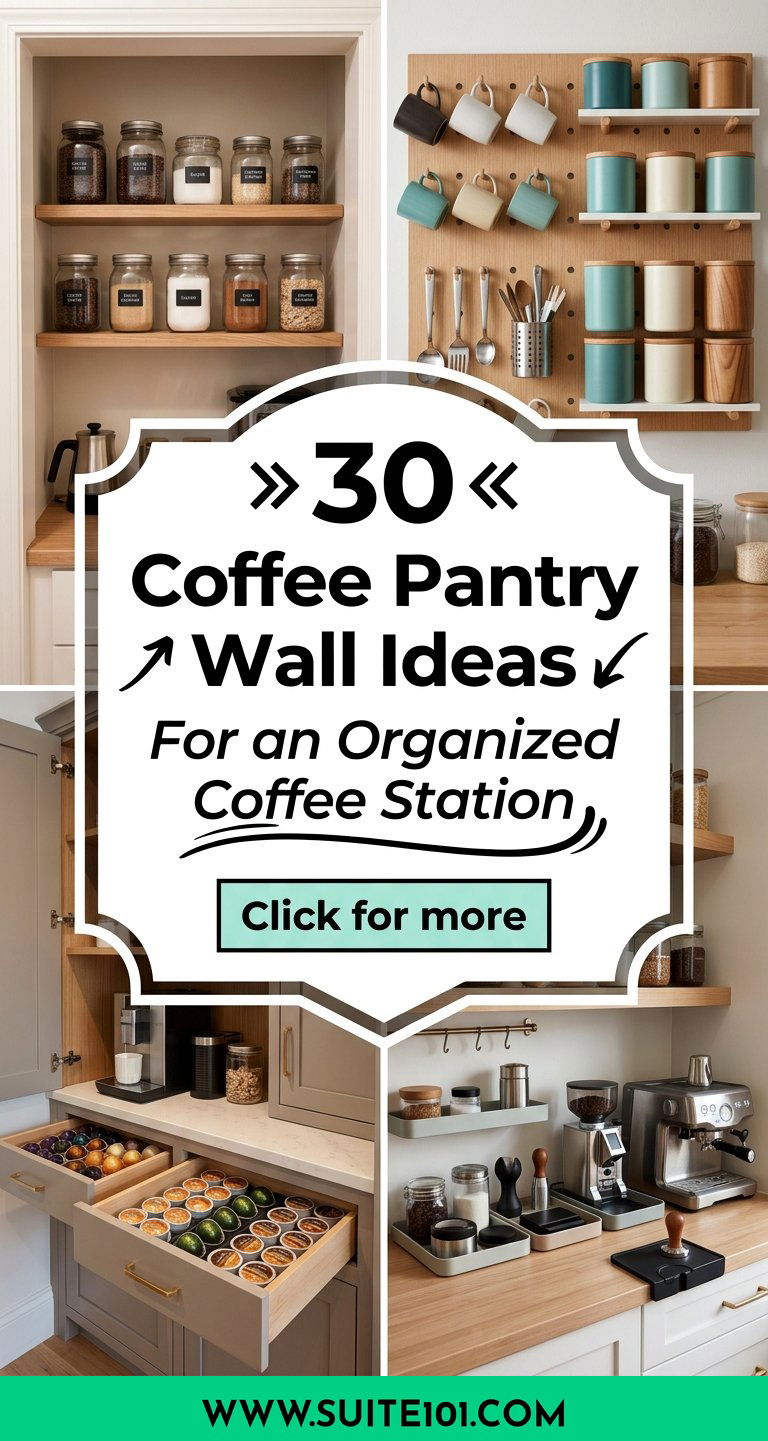 30 Coffee Pantry Wall Ideas for an Organized Coffee Station - 30 Coffee Pantry Wall Ideas for an Organized Coffee Station