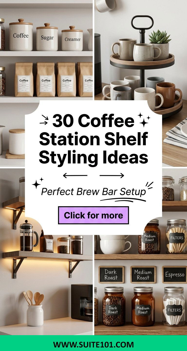 30 Coffee Station Shelf Styling Ideas for Perfect Brew Bar - 30 Coffee Station Shelf Styling Ideas for Perfect Brew Bar