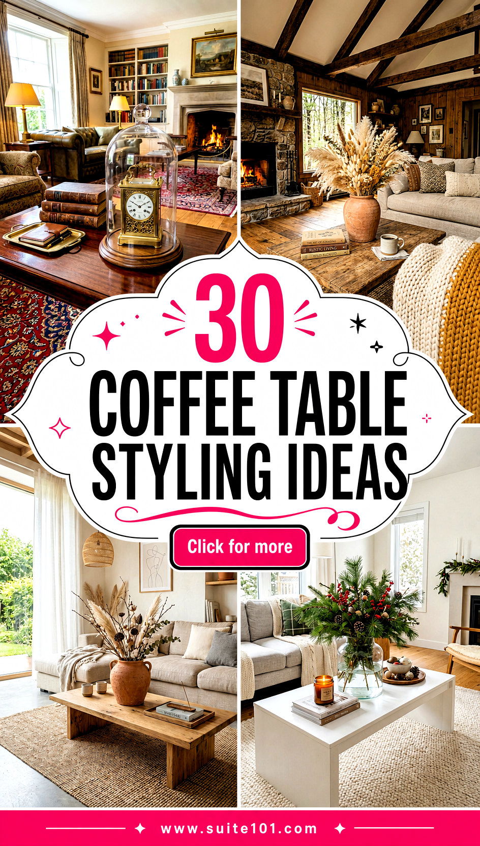 30 Coffee Table Styling Ideas That Make Living Rooms Look Luxe - 30 Coffee Table Styling Ideas That Make Living Rooms Look Luxe