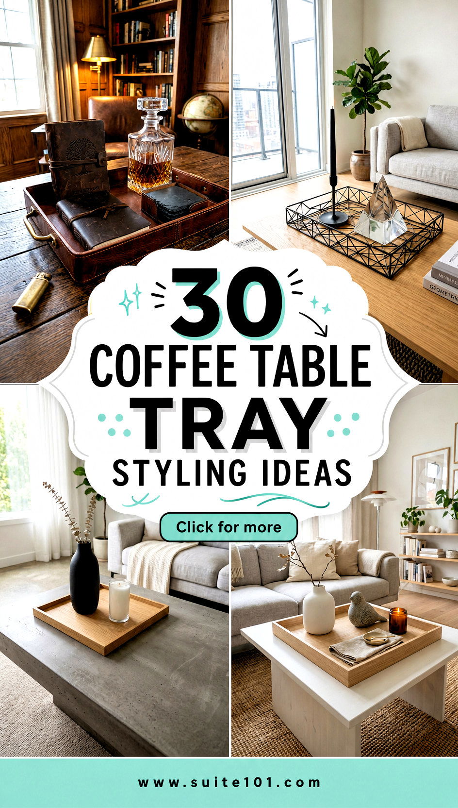 30 Coffee Table Tray Styling Ideas For Easy Elegant Setup - 30 Coffee Table Tray Styling Ideas For Easy, Elegant Setup