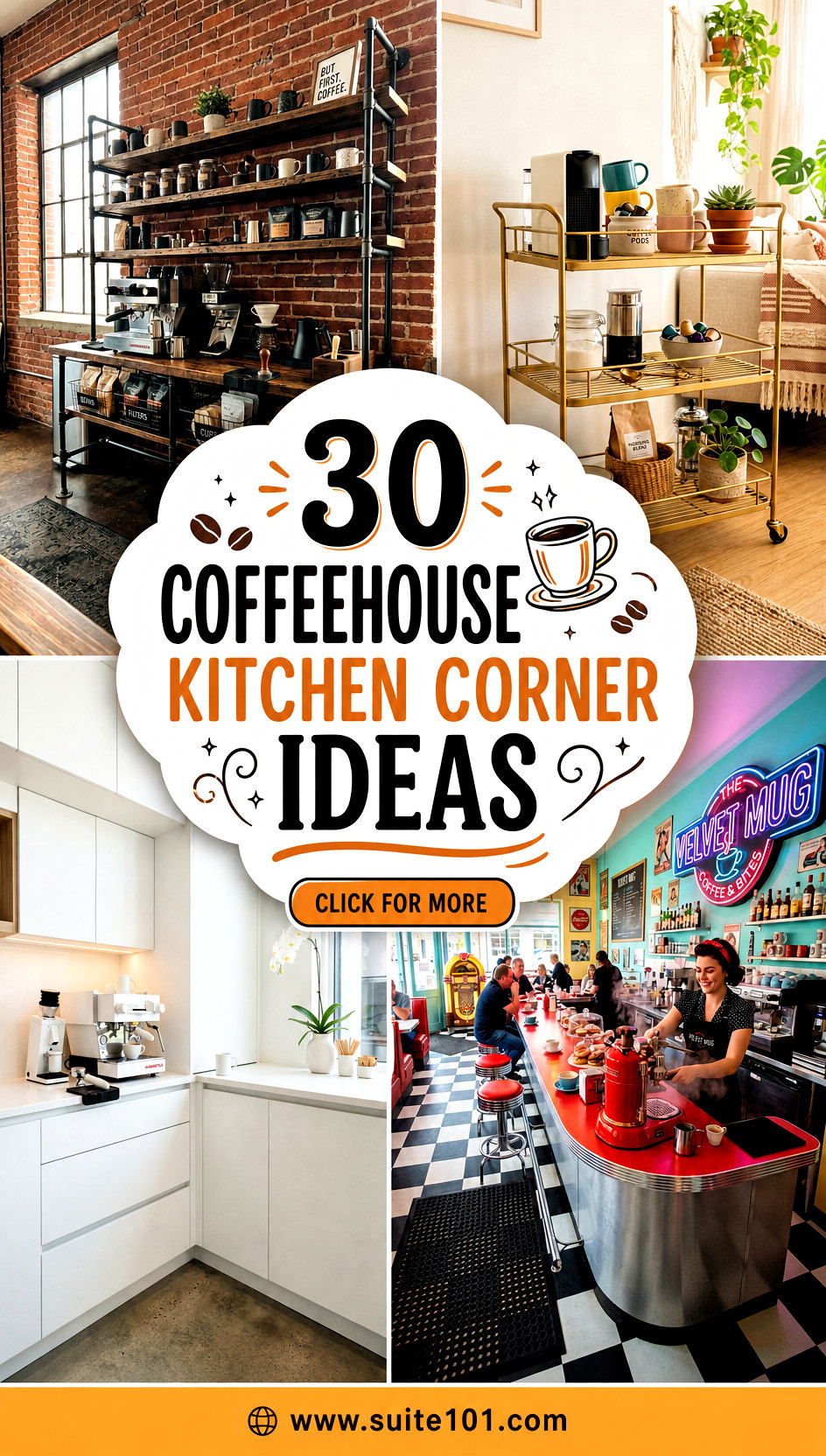 30 Coffeehouse Kitchen Corner Ideas for a Comfy Daily Ritual - 30 Coffeehouse Kitchen Corner Ideas for a Comfy Daily Ritual