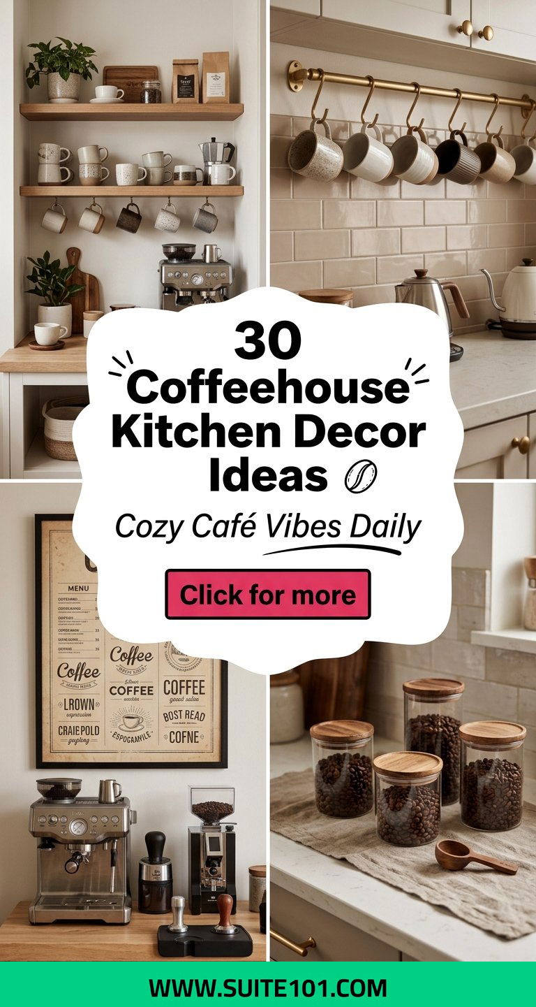 30 Coffeehouse Kitchen Decor Ideas for Cozy Cafe Vibes Every Day - 30 Coffeehouse Kitchen Decor Ideas for Cozy Café Vibes Every Day