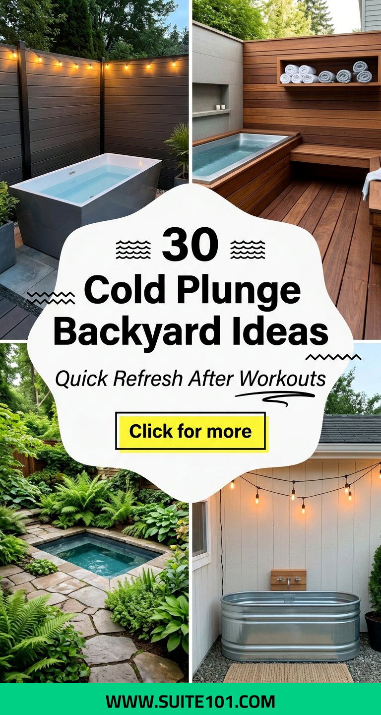 30 Cold Plunge Backyard Ideas For Quick Refresh After Workouts - 30 Cold Plunge Backyard Ideas For Quick Refresh After Workouts