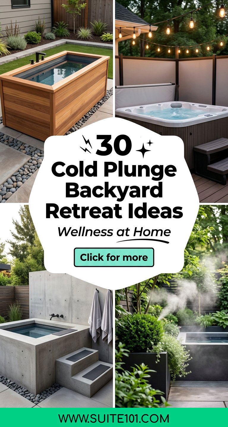 30 Cold Plunge Backyard Retreat Ideas for Wellness at Home - 30 Cold Plunge Backyard Retreat Ideas for Wellness at Home
