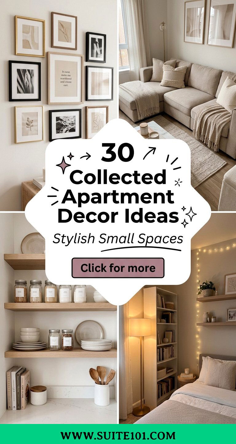 30 Collected Apartment Decor Ideas for Stylish Small Spaces - 30 Collected Apartment Decor Ideas for Stylish Small Spaces