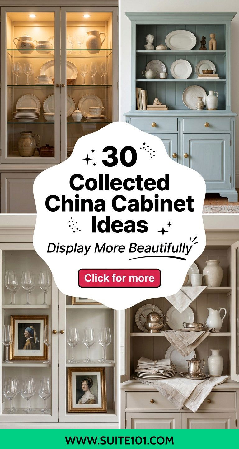 30 Collected China Cabinet Ideas to Display More Beautifully - 30 Collected China Cabinet Ideas to Display More Beautifully