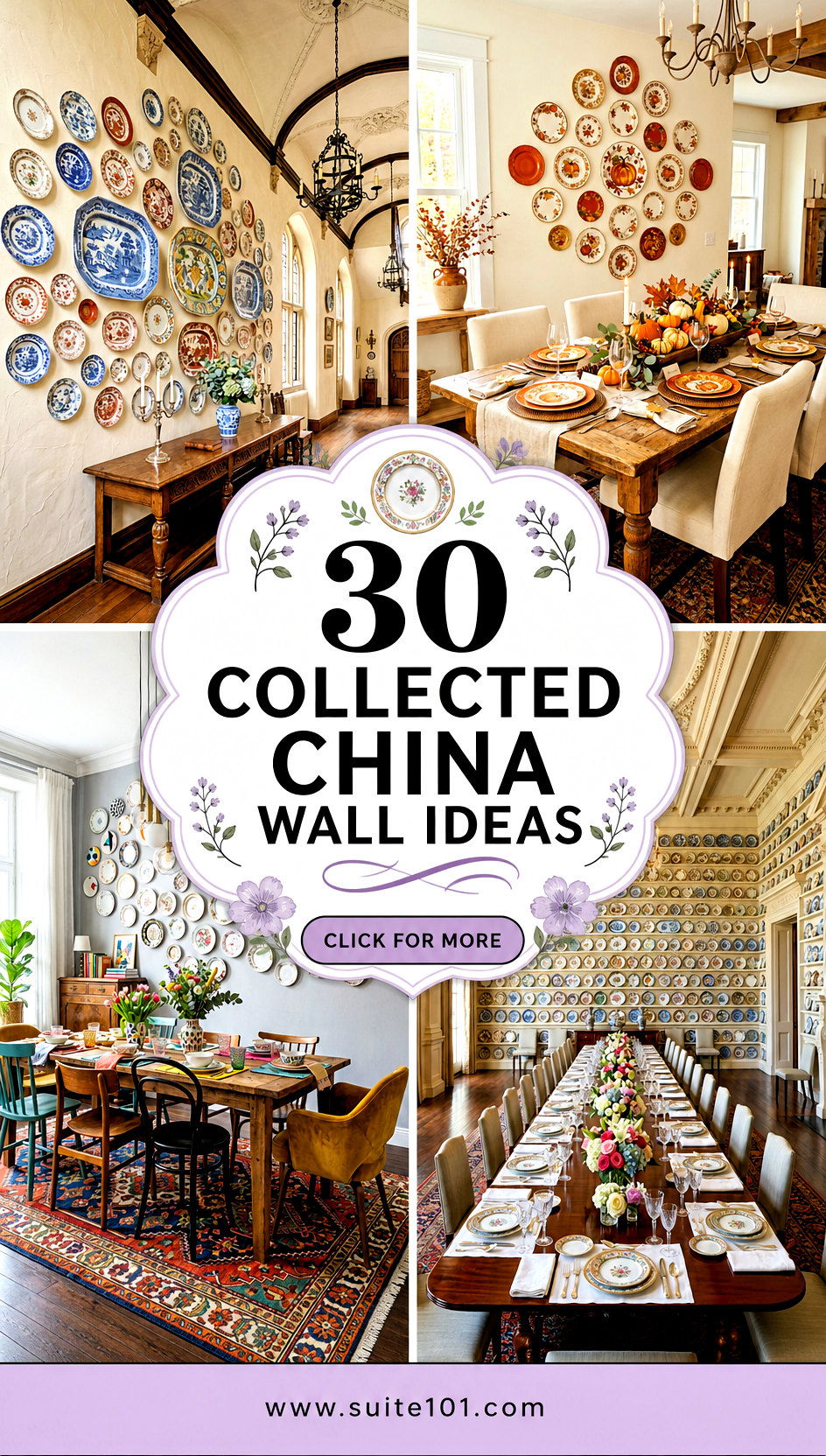 30 Collected China Wall Ideas to Display Heirlooms With Style - 30 Collected China Wall Ideas to Display Heirlooms With Style