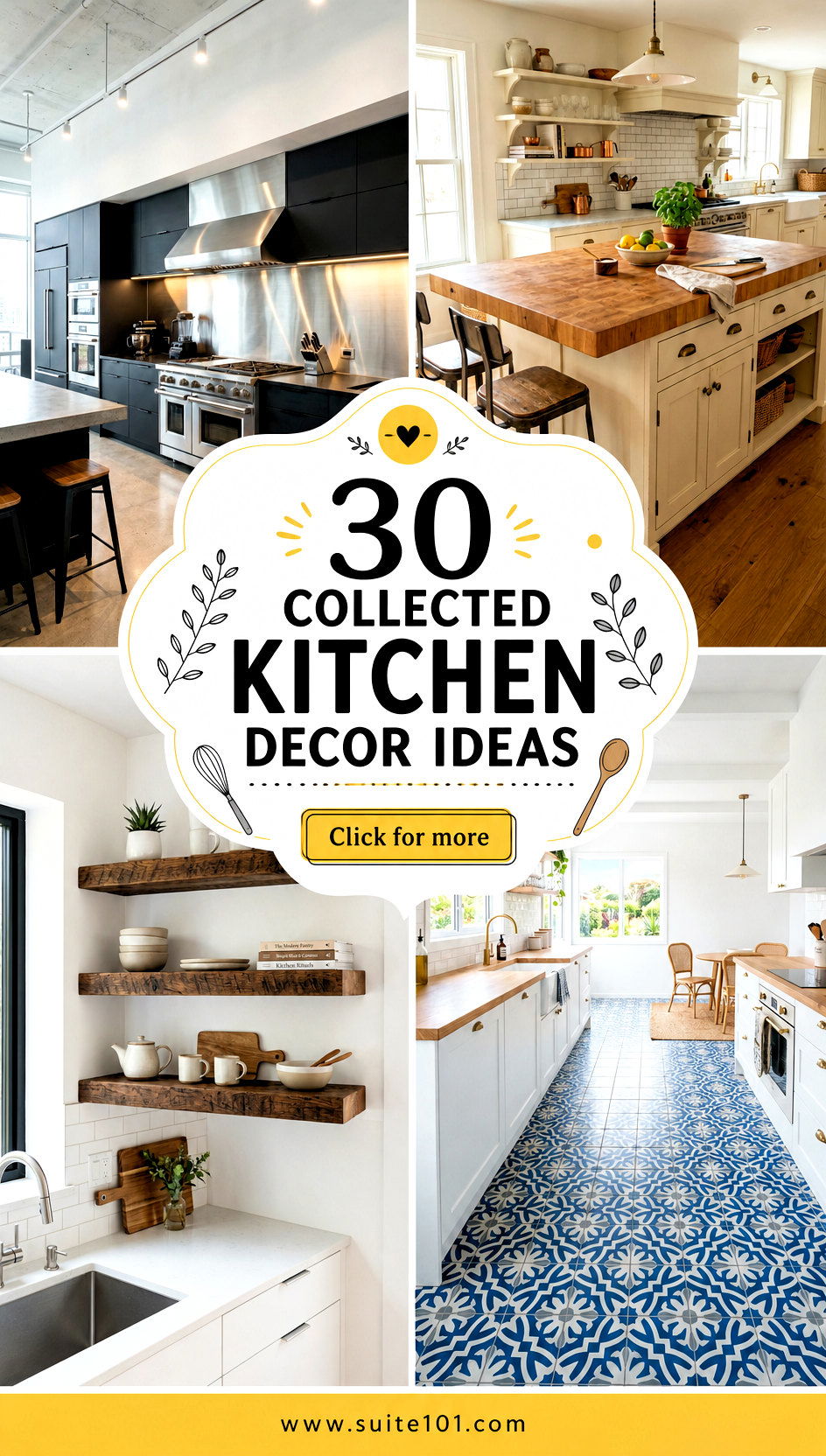 30 Collected Kitchen Decor Ideas to Refresh Your Space Fast - 30 Collected Kitchen Decor Ideas to Refresh Your Space Fast