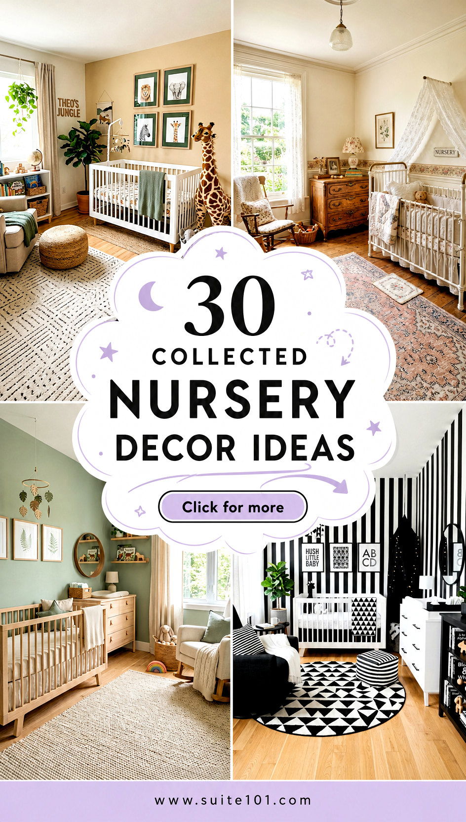 30 Collected Nursery Decor Ideas for a Sweet Dreamy Start - 30 Collected Nursery Decor Ideas for a Sweet, Dreamy Start
