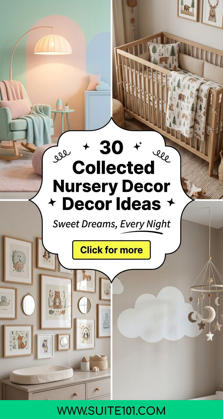 30 Collected Nursery Decor Ideas for a Sweet Dreamy Start - 30 Collected Nursery Decor Ideas for a Sweet, Dreamy Start