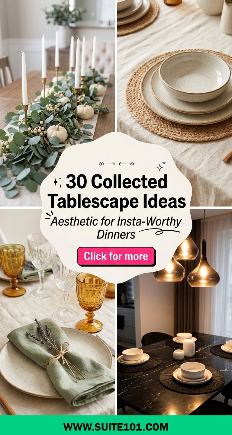 30 Collected Tablescape Ideas Aesthetic for Insta-Worthy Dinners - 30 Collected Tablescape Ideas Aesthetic for Insta-Worthy Dinners