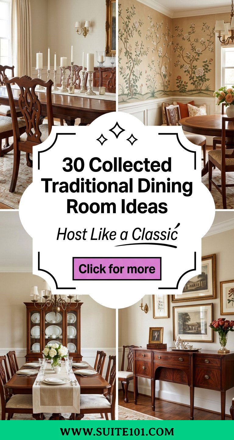 30 Collected Traditional Dining Room Ideas for Elegant Hosting - 30 Collected Traditional Dining Room Ideas for Elegant Hosting