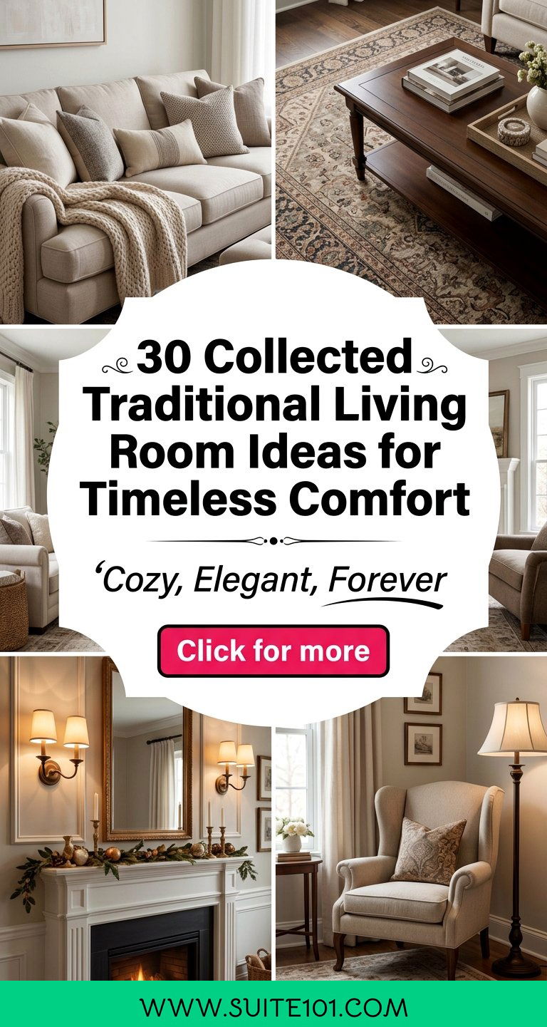 30 Collected Traditional Living Room Ideas for Timeless Comfort - 30 Collected Traditional Living Room Ideas for Timeless Comfort