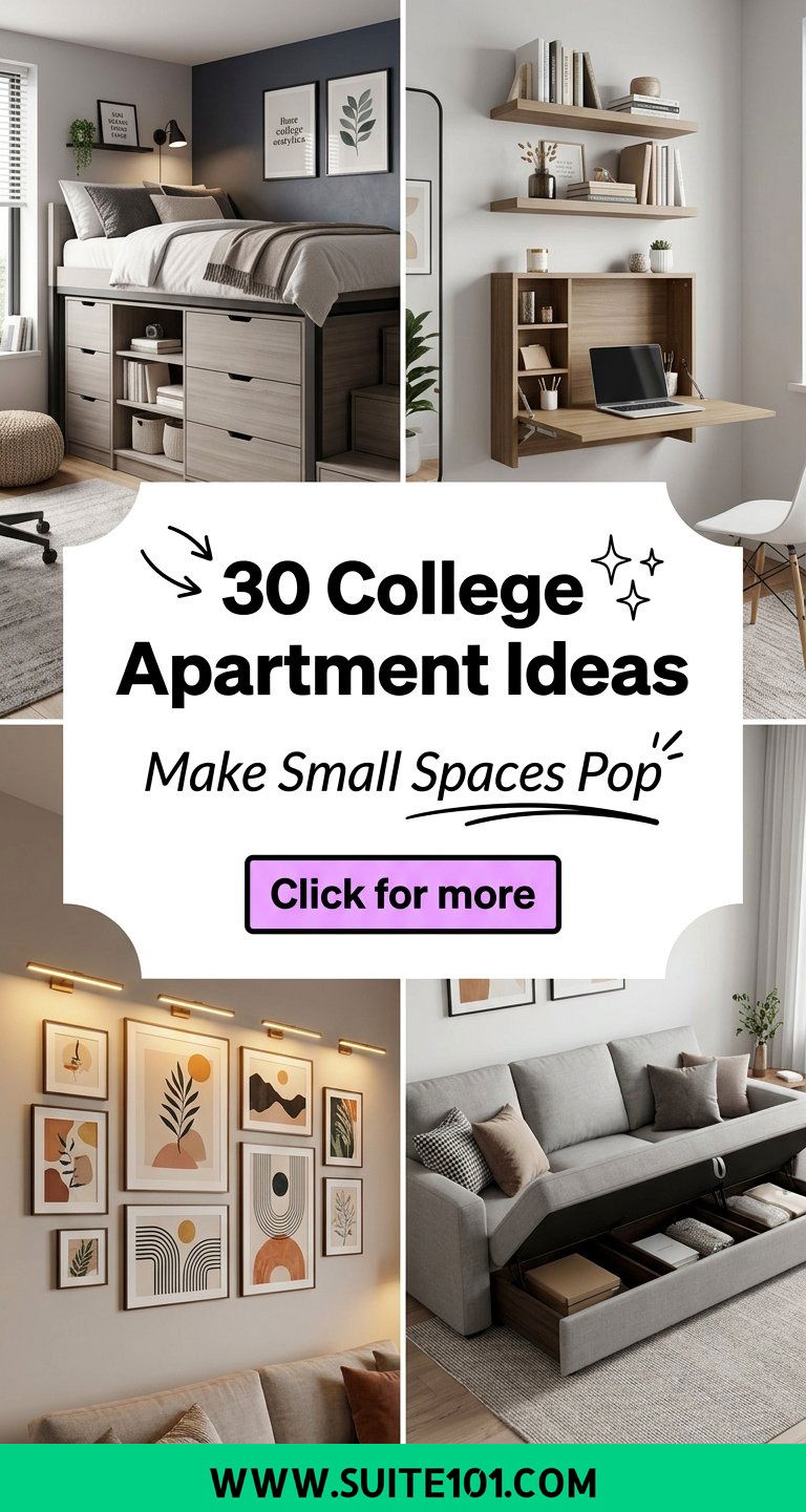 30 College Apartment Ideas That Make Small Spaces Shine - 30 College Apartment Ideas That Make Small Spaces Shine
