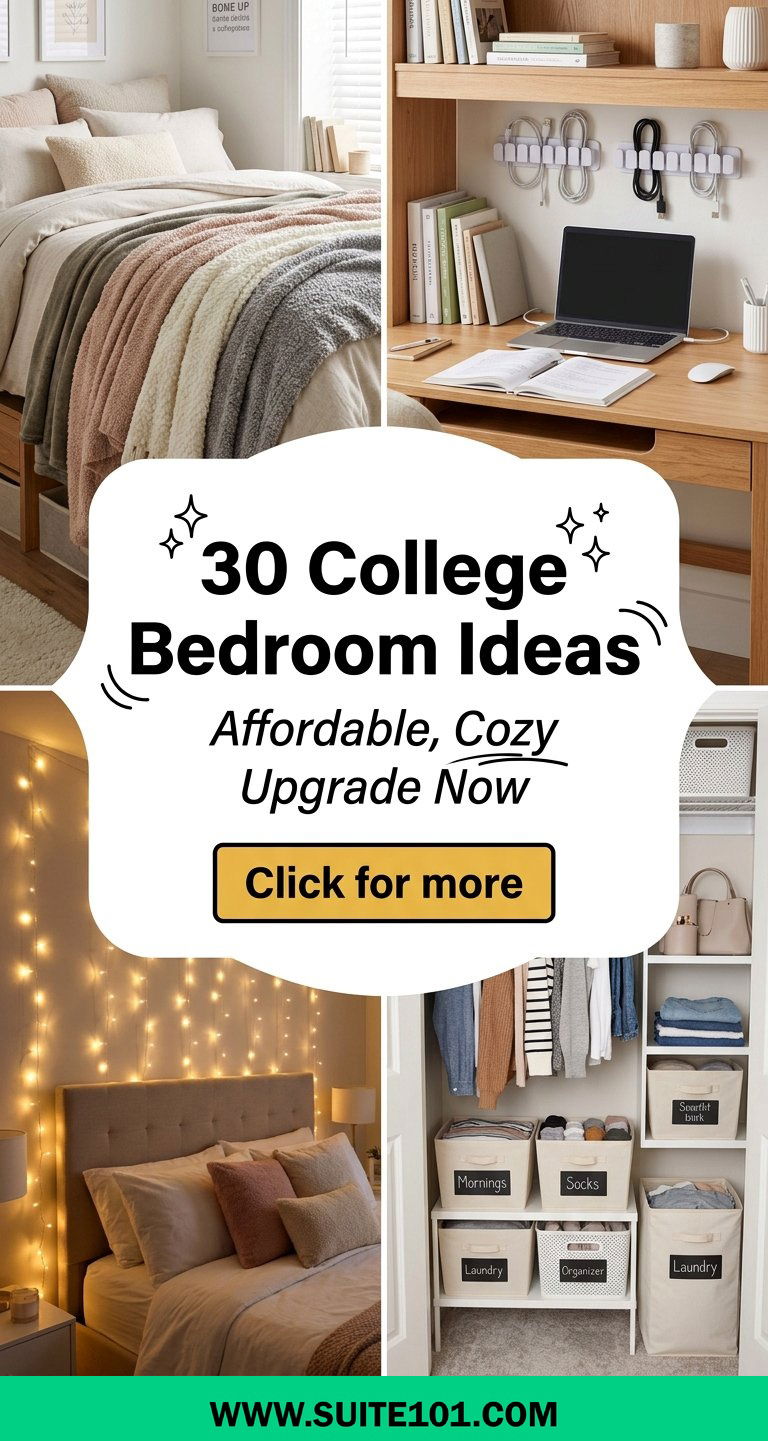 30 College Bedroom Ideas for Affordable Cozy Upgrade Now - 30 College Bedroom Ideas for Affordable, Cozy Upgrade Now