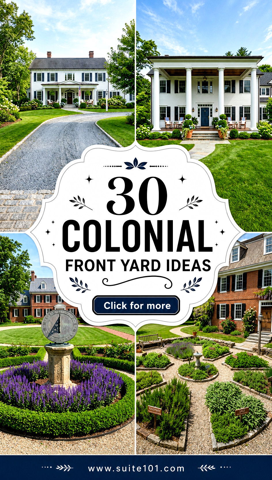 30 Colonial Front Yard Ideas for Timeless Welcoming Curb Appeal - 30 Colonial Front Yard Ideas for Timeless, Welcoming Curb Appeal