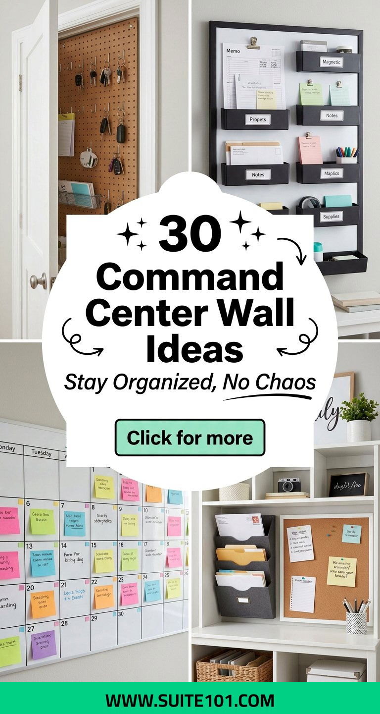 30 Command Center Wall Ideas to Keep Your Home Running Smoothly - 30 Command Center Wall Ideas to Keep Your Home Running Smoothly