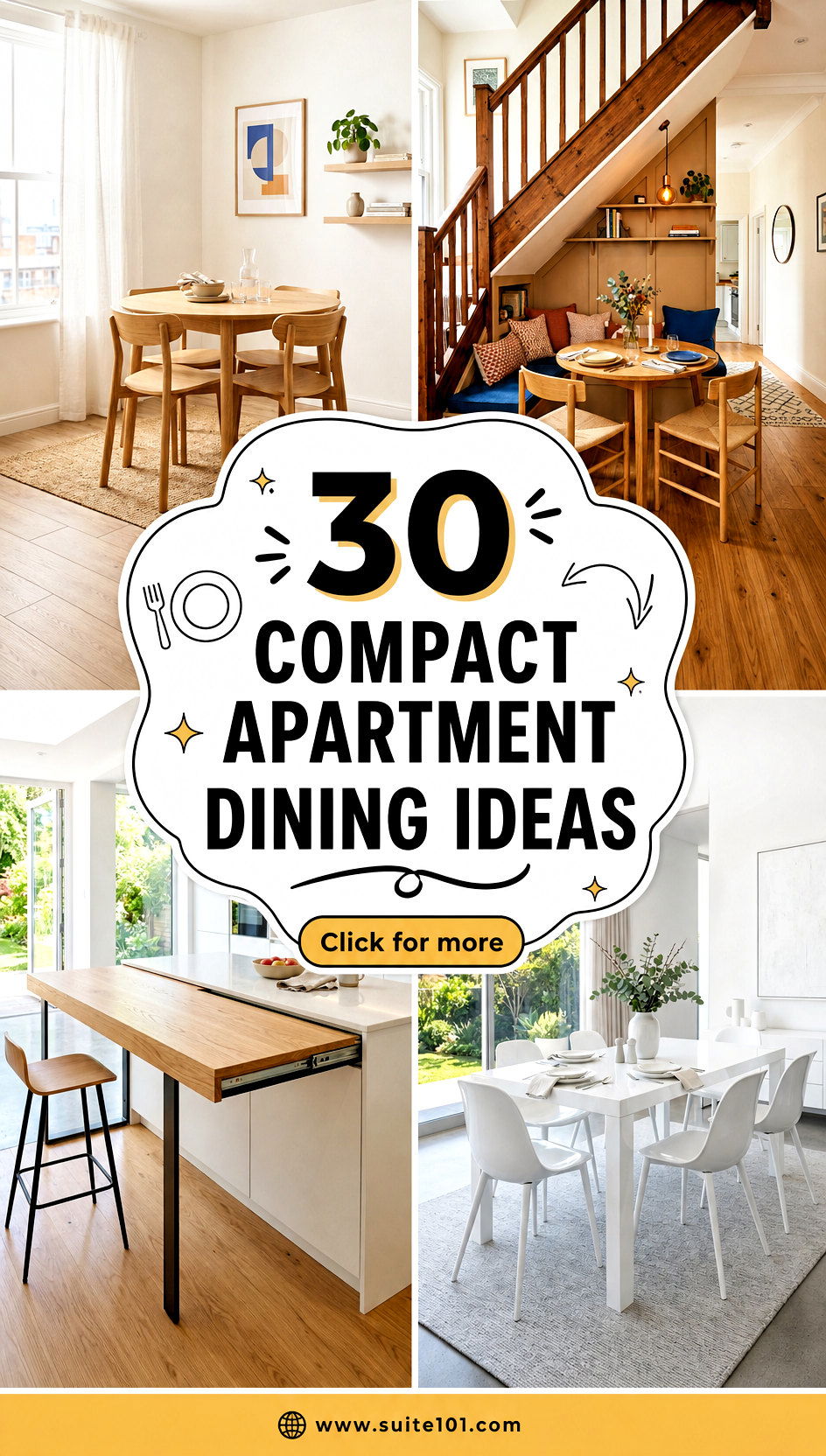 30 Compact Apartment Dining Ideas for Stylish Small-Space Meals - 30 Compact Apartment Dining Ideas for Stylish Small-Space Meals