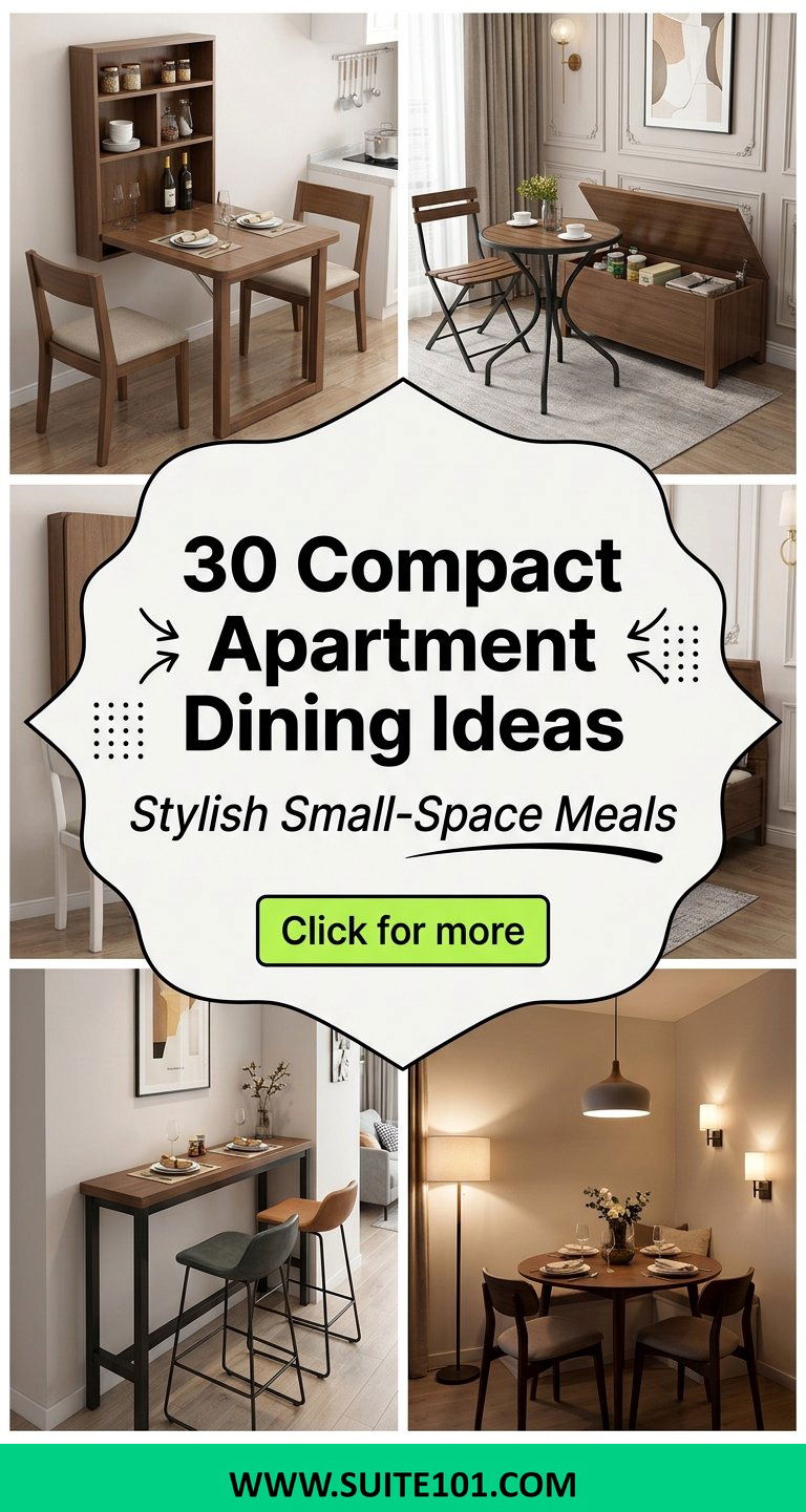 30 Compact Apartment Dining Ideas for Stylish Small-Space Meals - 30 Compact Apartment Dining Ideas for Stylish Small-Space Meals
