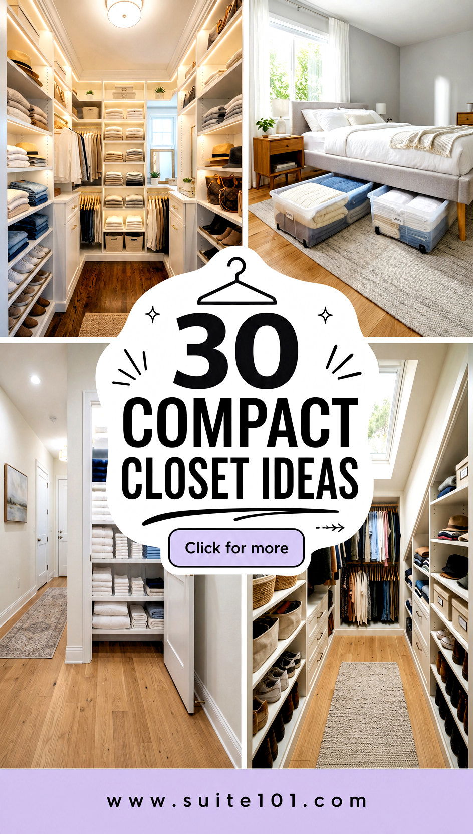 30 Compact Closet Ideas to Maximize Storage and Stay Tidy - 30 Compact Closet Ideas to Maximize Storage and Stay Tidy