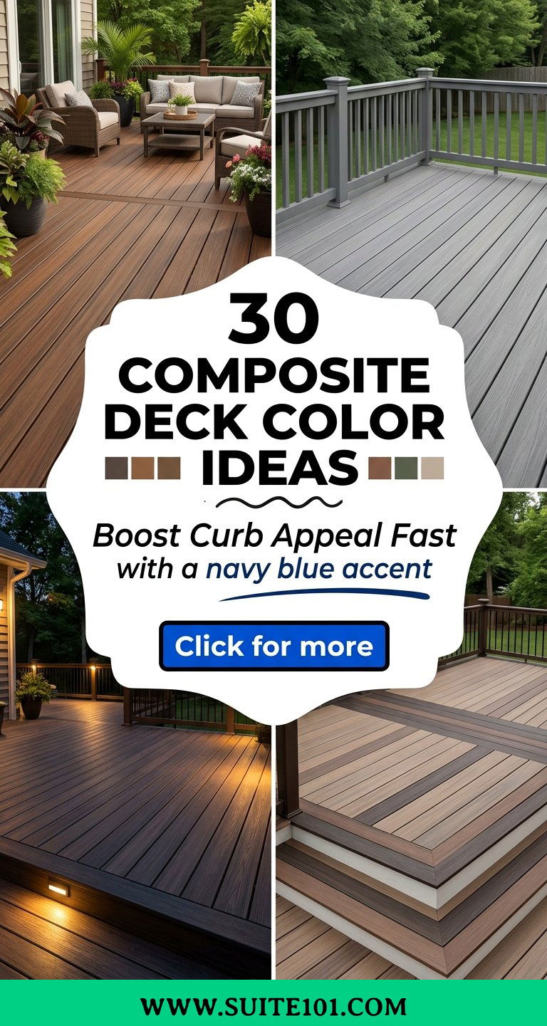 30 Composite Deck Color Ideas That Boost Curb Appeal Fast - 30 Composite Deck Color Ideas That Boost Curb Appeal Fast