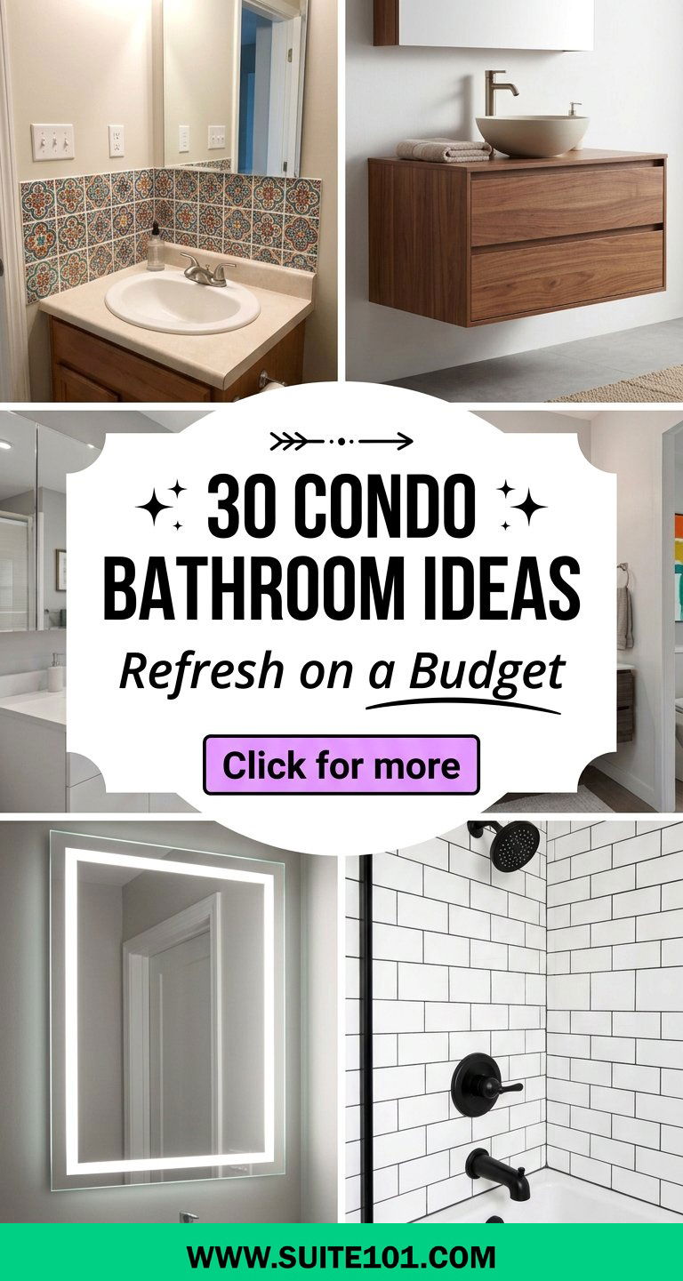 30 Condo Bathroom Ideas to Refresh Your Space on a Budget - 30 Condo Bathroom Ideas to Refresh Your Space on a Budget