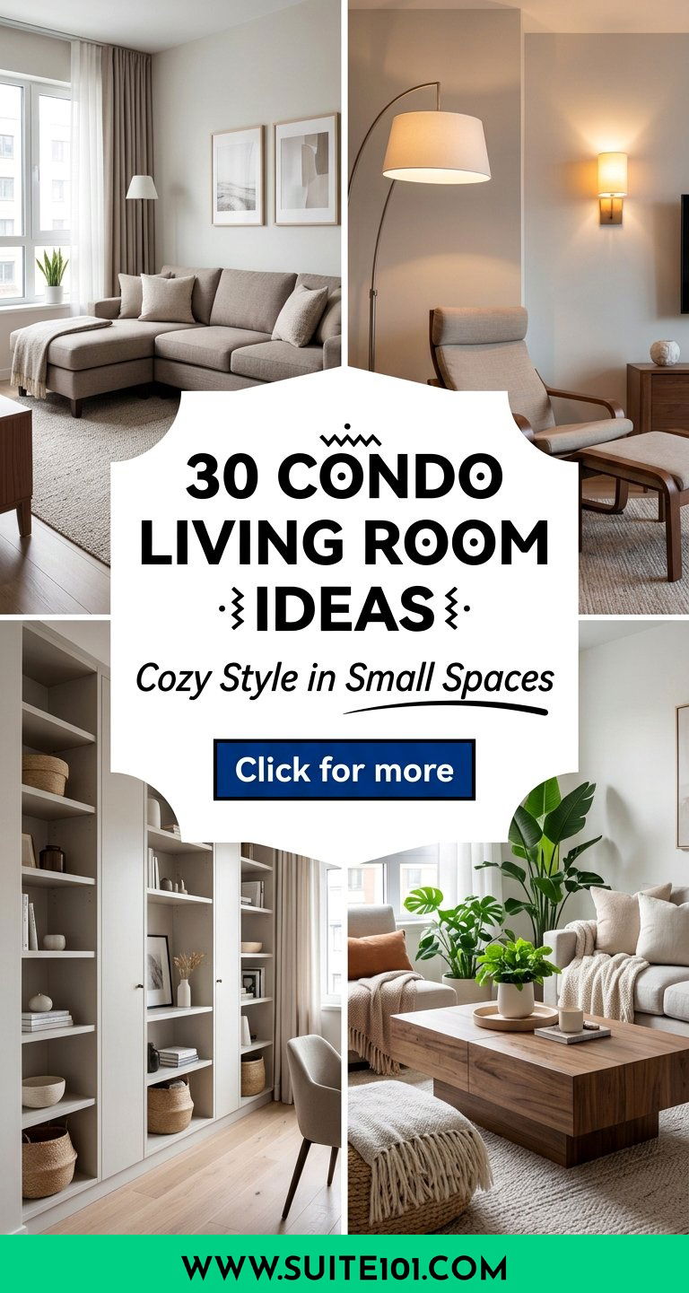 30 Condo Living Room Ideas for Cozy Style in Small Spaces - Suite 101